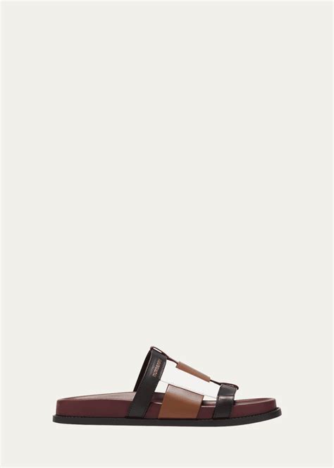 burberry color block sandals